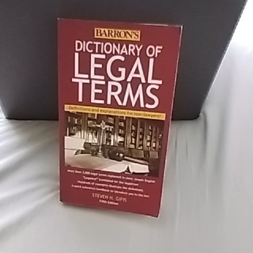 Dictionary of Legal Terms - Red Cover